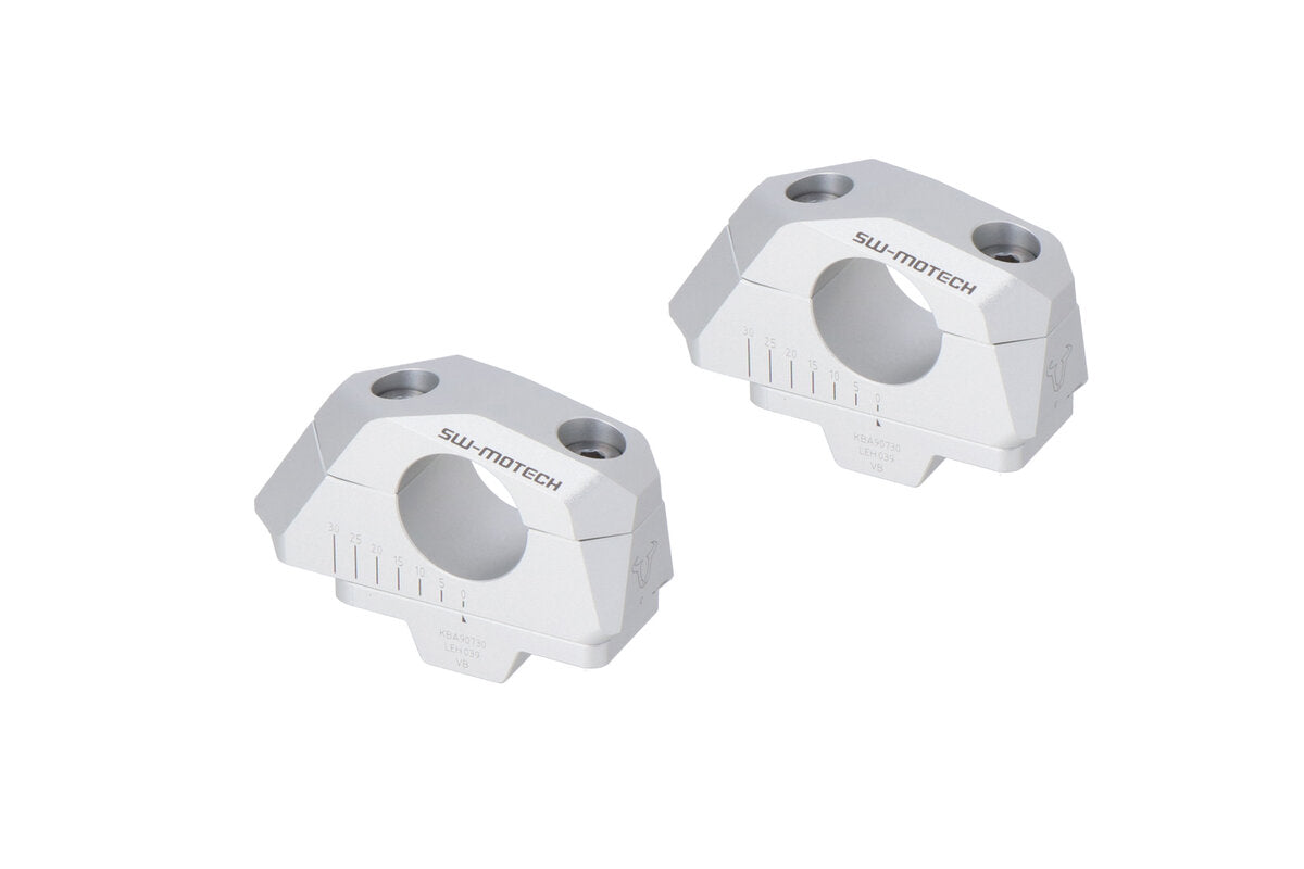 Acercador de Manillar 30 mm SW-MOTECH moto Morini X-CAPE plata 